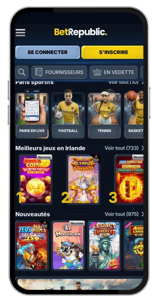 Bet Republic casino télécharger